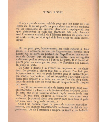 Françoise Giroud vous présente le Tout-Paris, 1953 - comédiens théâtre, acteurs, chanteurs, hommes politiques 1950
