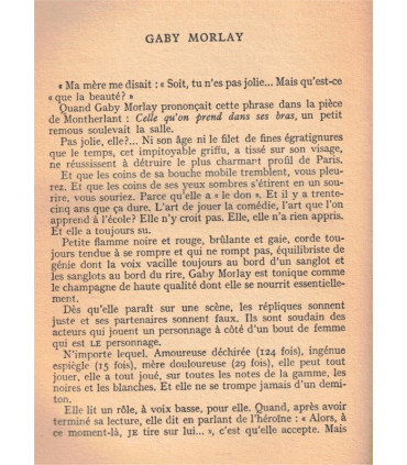 Françoise Giroud vous présente le Tout-Paris, 1953 - comédiens théâtre, acteurs, chanteurs, hommes politiques 1950
