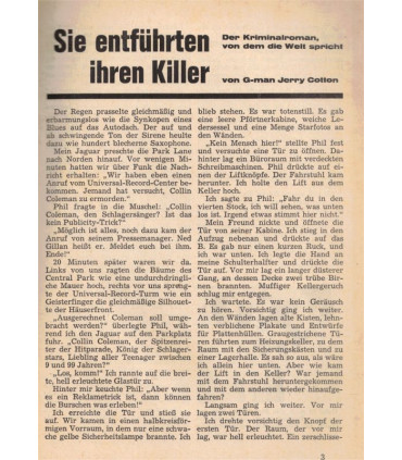 G-man Jerry Cotton, Band 427, Sie entführten ihren Killer, Bastei, 1968 - Delfried Kaufmann, Kriminal Heftromane