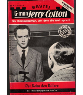 G-man Jerry Cotton, Band 476, Der Sohn des Killers, Bastei, 1968 - Delfried Kaufmann, Kriminal Heftromane