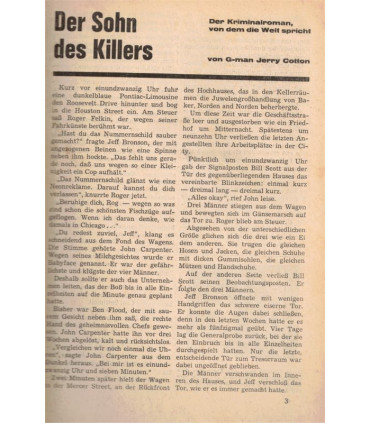 G-man Jerry Cotton, Band 476, Der Sohn des Killers, Bastei, 1968 - Delfried Kaufmann, Kriminal Heftromane