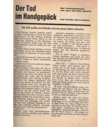 G-man Jerry Cotton, Band 576, Der Tod im Handgepäck, Bastei, 1968 - Kriminal Heftromane