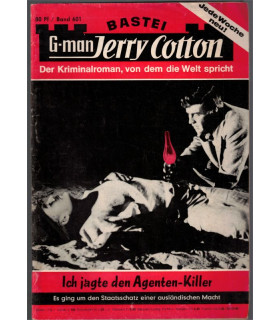 G-man Jerry Cotton, Band 601, Ich jagte den Agenten-Killer, Bastei, 1968 - Kriminal Heftromane