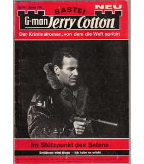 G-man Jerry Cotton, Band 706, Im Stützpunkt des Satans, Bastei, 1970 - Kriminal Heftromane