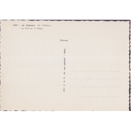 La Cotinière, île d'Oléron - carte postale Charente Maritime 17, Cap