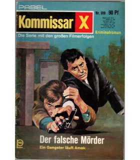 Kommissar X, Nummer 619, Der falsche Mörder, Erich Pabel Verlag -  Kriminal Heftromane