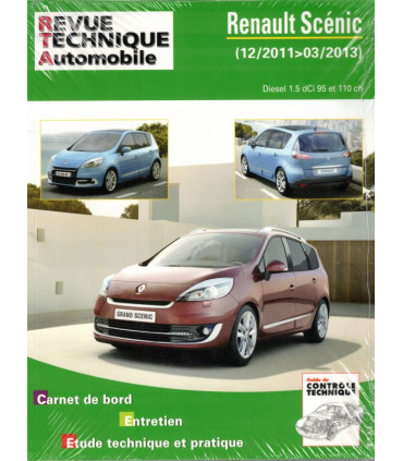 Revue technique automobile, Renault Scénic 2011 2013 Diesel - marques de voitures, magazines mécanique automobile