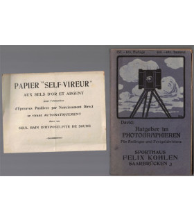 Appareils photo 1920 - Ratgeber im Photographieren, Ludwig David, 1920 - développement photo argentique