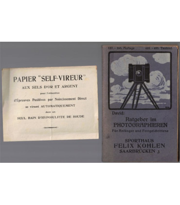 Appareils photo 1920 - Ratgeber im Photographieren, Ludwig David, 1920 - développement photo argentique