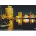 La Rochelle, effet de nuit - carte postale Charente Maritime 17, Gaby