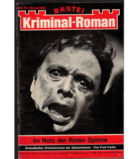 Bastei Kriminal-Roman, Band 806, Im Netz der Roten Spinne, 1968 -  Kriminal Heftromane
