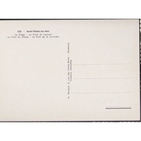 Saint-Palais-sur-mer, souvenir - carte postale multi-vues Charente Maritime 17, Tito