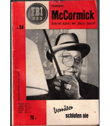 McCormick, Band 54, Verräter schlafen nie, Marken, 1961 -  Kriminal Heftromane