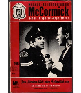 McCormick, Band 296, Der Henken lädt zum Frühstück ein, Marken, 1966 -  Kriminal Heftromane