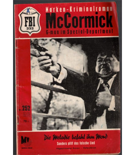 McCormick, Band 252, Die Melodie befahl ihm Mond, Marken, 1965 -  Kriminal Heftromane