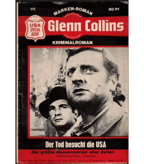 Glenn Collins, Band 111, Der Tod besucht die USA, Marken, 1968 -  Kriminal Heftromane