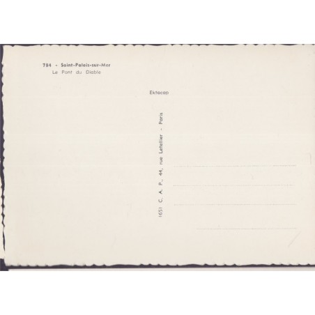 Saint-Palais-sur-mer, le pont du diable - carte postale multi-vues Charente Maritime 17, Cap