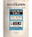 L'absence, Charles Vidrac, acteurs Roger Pigaut, Mony Dalmes - théâtre radio diffusé Paris-Inter, France Illustration N°107 1952