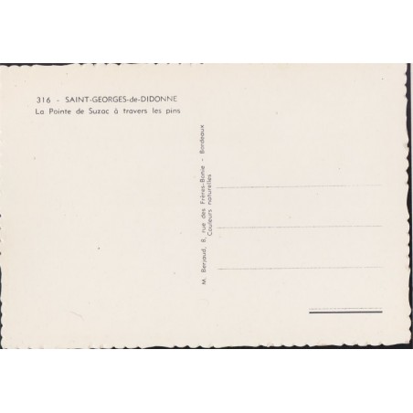 Saint-Georges-de-Didonne, la pointe de Suzac - carte postale Charente Maritime 17, Tito