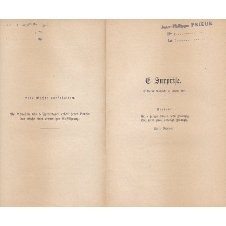 Théâtre alsacien, 2 Strossburjer Komödie