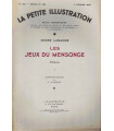 Les jeux du mensonge, T1, André Lamandé - roman populaire, La Petite Illustration Roman N°283 1933