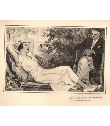 Les jeux du mensonge, T1, André Lamandé - roman populaire, La Petite Illustration Roman N°283 1933