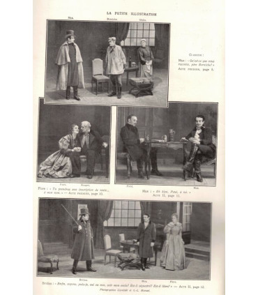 La rabouilleuse, Emile Fabre, Balzac, acteurs Mary Marquet, Denis d'Inès - La Petite Illustration Théâtre 403 1936