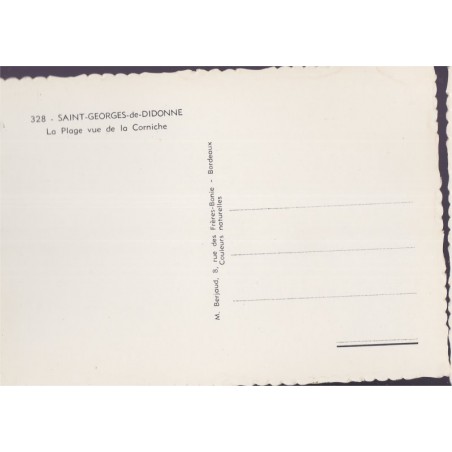 Saint-Georges-de-Didonne, la plage - carte postale Charente Maritime 17, Tito