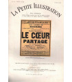 Le coeur partagé, Lucien Besnard - La Petite Illustration Théâtre 176 1927