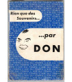 Rien que des souvenirs, par Don, 1955 - dessinateur, caricaturiste, chroniqueur mondain, célébrités 1940, acteurs,