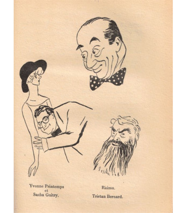 Rien que des souvenirs, par Don, 1955 - dessinateur, caricaturiste, chroniqueur mondain, célébrités 1940, acteurs,