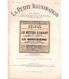 Le métier d'amant, Edmond Sée, Le quatrième, Martial-Piéchaud, acteur Charles Granval - La Petite Illustration Théâtre 207 1928
