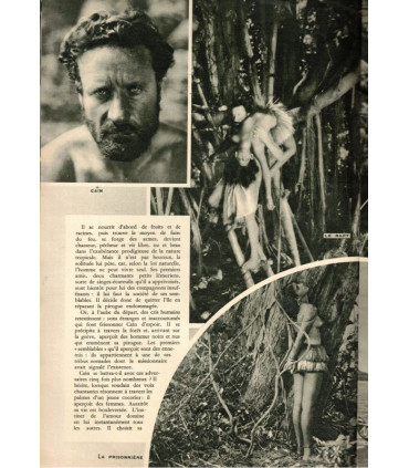 Caïn, film de Léon Poirier, acteur Thomy Bourdelle, Madagascar, Expédition Byrd pôle Sud - La Petite Illustration Cinéma 16 1930