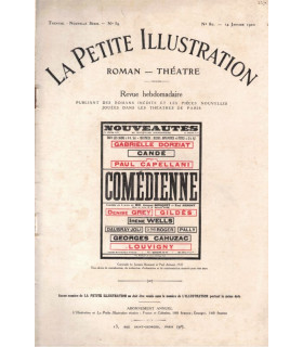 Comédienne, Jacques Bousquet et Paul Armont, acteurs Gabrielle Dorziat, Denise Grey - La Petite Illustration Théâtre n°59 1922