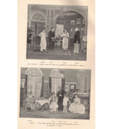 Comédienne, Jacques Bousquet et Paul Armont, acteurs Gabrielle Dorziat, Denise Grey - La Petite Illustration Théâtre n°59 1922