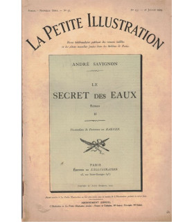 Le secret des eaux, André Savignon, T2 - roman populaire, La Petite Illustration Roman N°57 1923