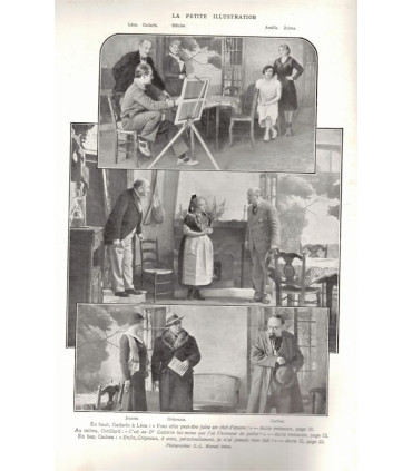Prenez garde à la peinture, René Fauchois, acteurs Aquistapace, Charlotte Clasis,   - La Petite Illustration Théâtre N°299 1932