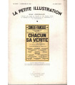 Chacun sa vérité, Luigi Pirandello, Charles Dullin, acteurs André Bacqué, Ledoux - La Petite Illustration Théâtre N°415 1937