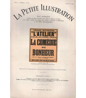 La comédie du bonheur, Evreïnoff, acteurs Charles Dullin, Marcel Millet - La Petite Illustration Théâtre N°200 1928