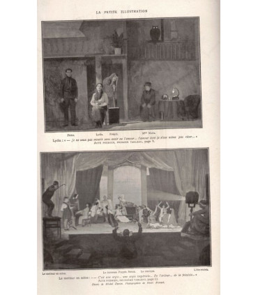 La comédie du bonheur, Evreïnoff, acteurs Charles Dullin, Marcel Millet - La Petite Illustration Théâtre N°200 1928
