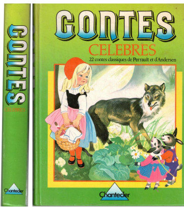 Contes célèbres, 22 contes classiques de Perrault et d'Andersen, 1988 - beau livre d'images,