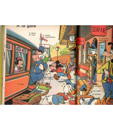 Au royaume des noms, Walt Disney, 1978 -, personnages Walt Disney, BD, apprentissage vocabulaire, premier livre d'images