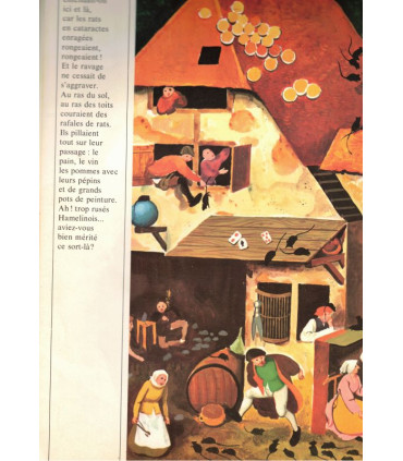Le joueur de flûte, d'après Robert Browning, R. Molino, S. Capelier, 1975 - conte, livre d'images premier âge