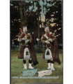 Ecosse, Highland pipers, joueurs de cornemuse portant le kilt - cartes postales Grande Bretagne, musique, folklorique