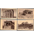 Art grec, Athènes, L'Erecthtéron, L'Acropole, Temple de Jupiter, Le Parthénon, 1930 - 4 cartes postales Grèce antique, Antiquité