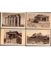 Art grec, Athènes, L'Erecthtéron, L'Acropole, Temple de Jupiter, Le Parthénon, 1930 - 4 cartes postales Grèce antique, Antiquité