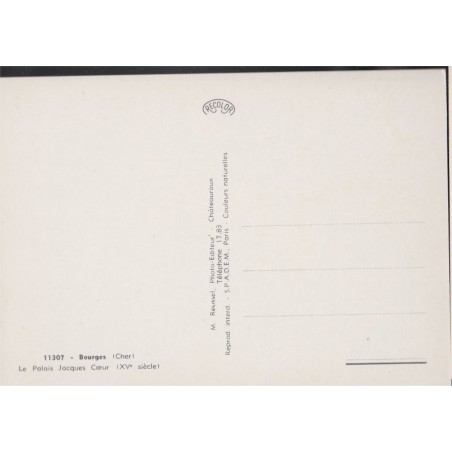 Bourges, le Palais Jacques Cœur - carte postale Cher 18,