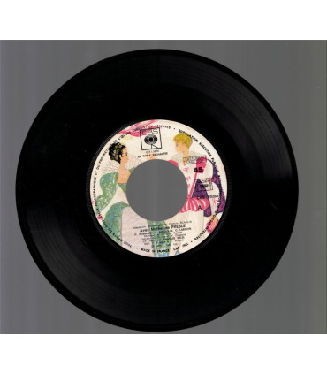 Disque Livre, conte audio - La table enchantée, conte de Grimm, narratrice Micheline Presle - disque 45 tours, contes, cinéma
