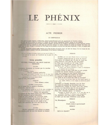 Le Phénix, Maurice Rostand, acteurs Marguerite Moreno, Grétillat, Jean Daragon  - La Petite Illustration Théâtre n°87 1923