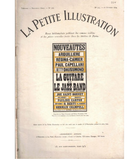 La guitare et le Jazz-band, Henri Duvernois, acteurs Pauline Carton, Arquillière - La Petite Illustration Théâtre n°128 1924